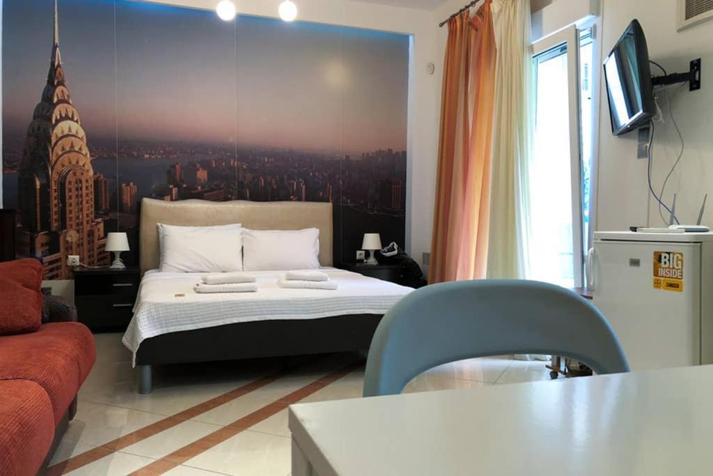 Cozy Studio Near The Beach Nea Iraklitsa Ngoại thất bức ảnh