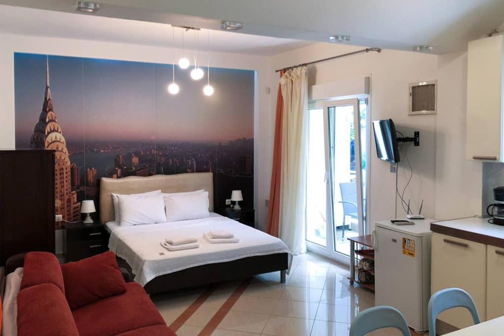 Cozy Studio Near The Beach Nea Iraklitsa Ngoại thất bức ảnh